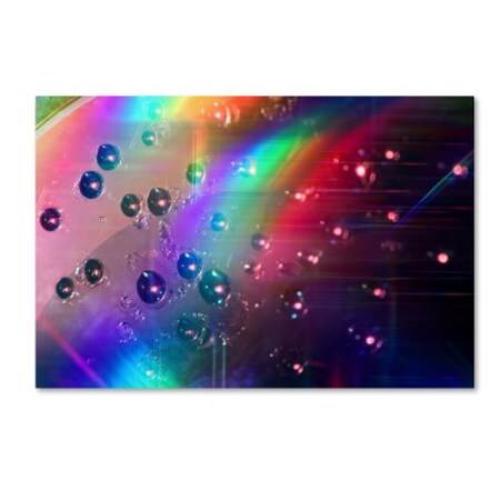 Trademark Fine Art Beata Czyzowska Young 'Rainbow Logistics II' Canvas Art, 12x19 BC0212-C1219GG